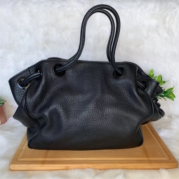 Michael Kors Dalia  Leather Shoulder Tote Large Black Handbag Retail $384 - Picture 5 of 15